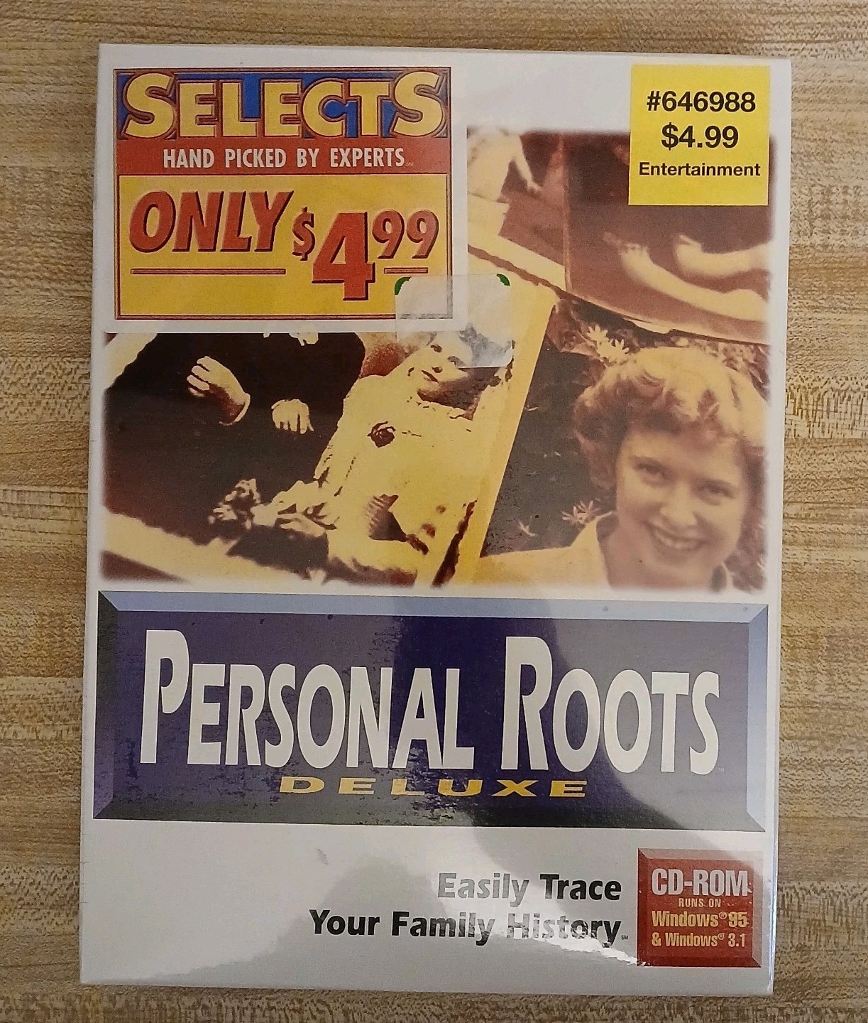 Personal Roots Deluxe PC CD-ROM Easily Trace Family History Expert Software NEW