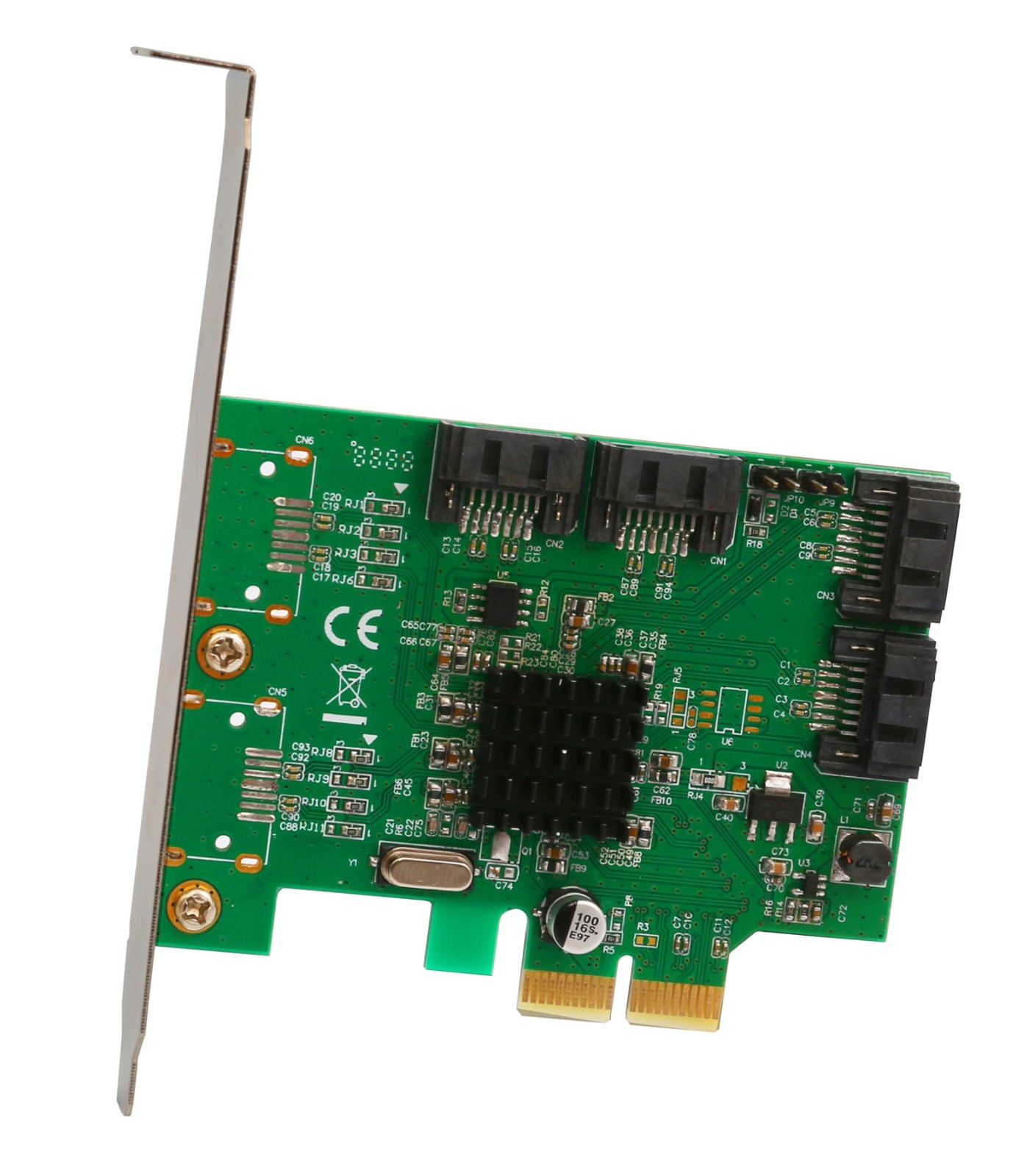 Open Box 4 Port SATA III PCI-e 2.0 x2 HyperDuo RAID Card - SI-PEX40057