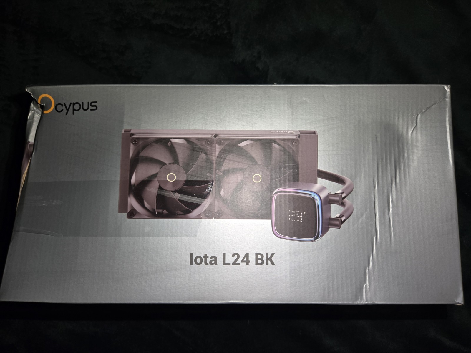 Ocypus Iota L24 240MM AIO Liquid CPU Cooler with Digital Display - Black