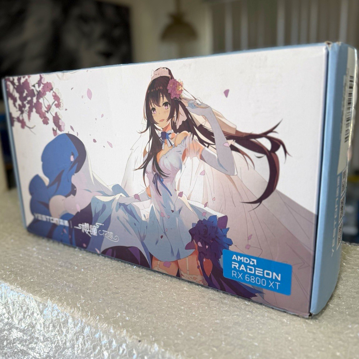 Yeston Sakura AMD Radeon RX 6800 XT White/Purple PCIe HDMI DisplayPort