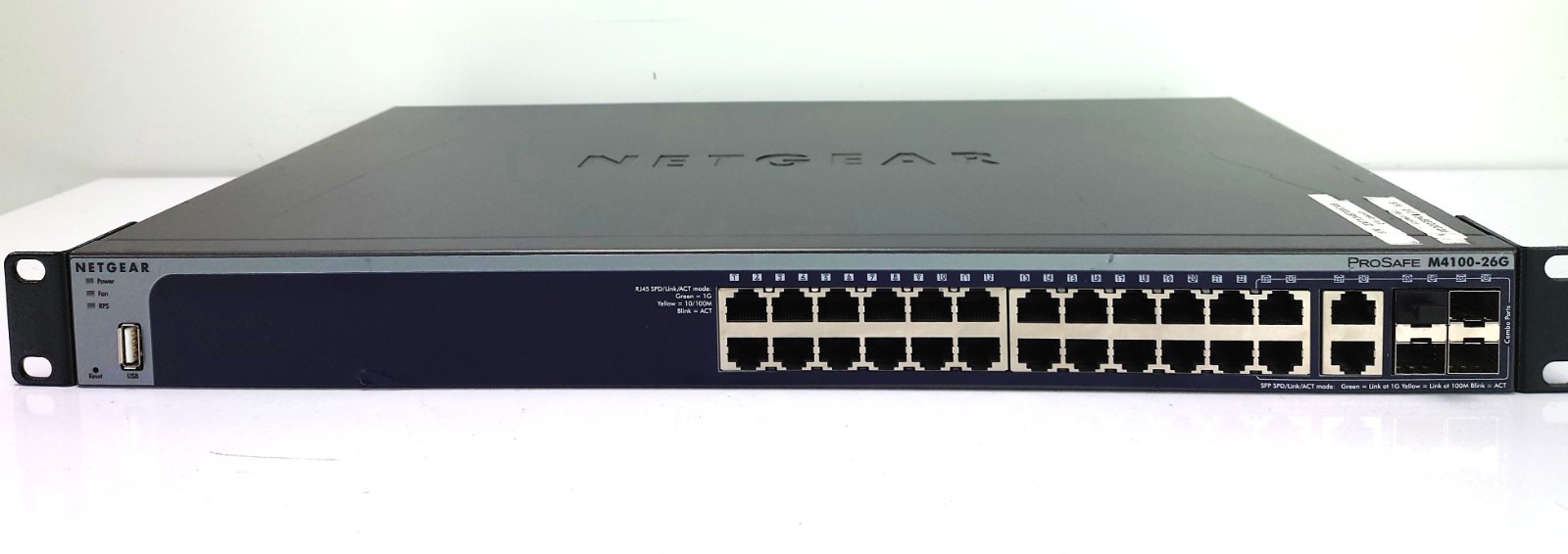 Netgear ProSafe M4100-26G 26x RJ-45 Managed L2 Gigabit Switch 4x SFP GSM7224v2h2