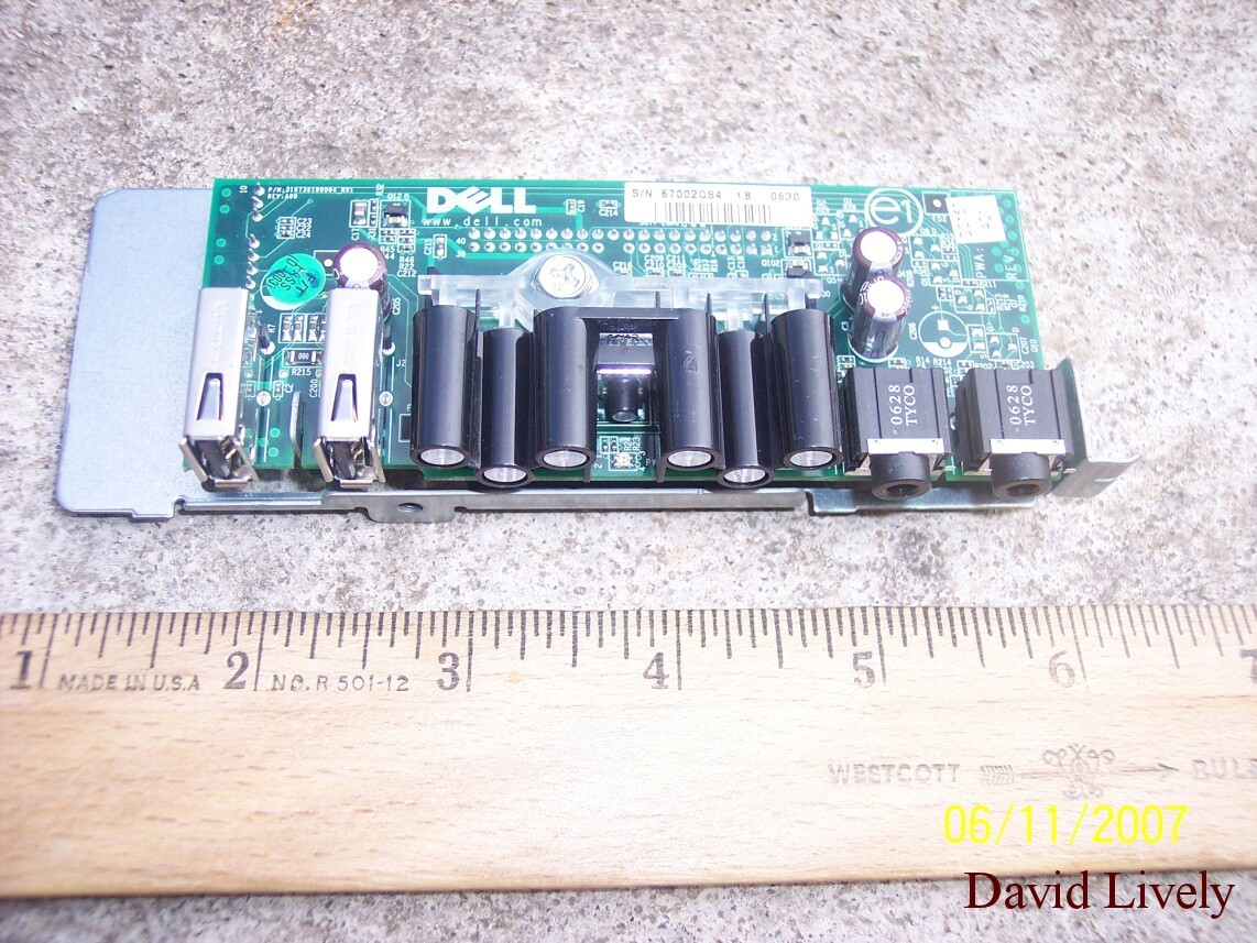 NEW Dell DC157 F8912 USB/AUDIO Panel Dimension 9100 9150 WS380 Precision F8913