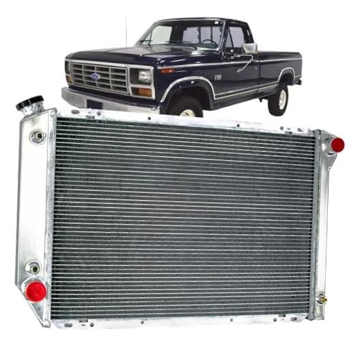 3 Row Aluminum Radiator for 1980-1984 Ford F150 F250 F350 Bronco 5.0L 5.8L