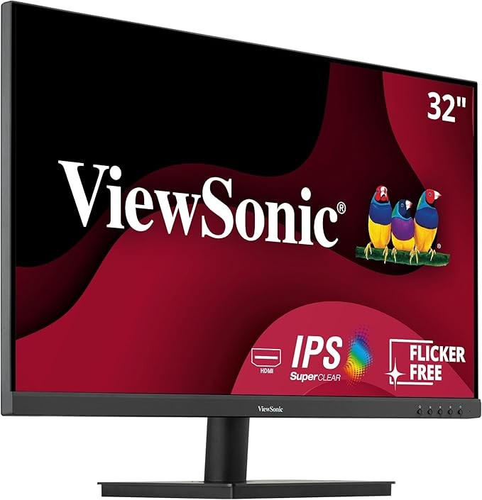 ViewSonic VA3209M 32? IPS 1080p monitor, 75?Hz, eye-care, HDMI/VGA inputs