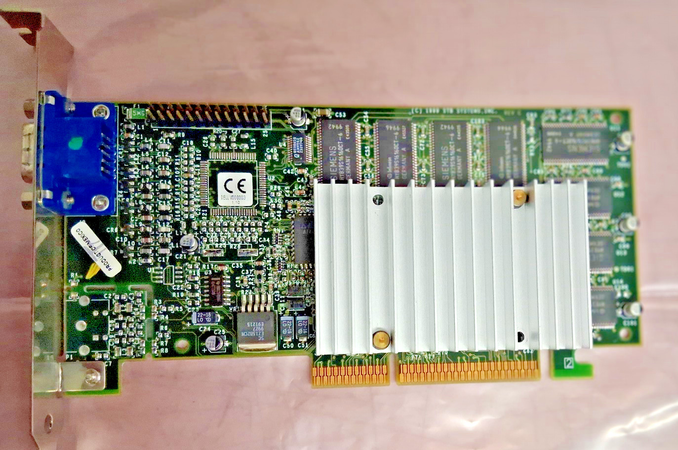 Vintage 3dfx Voodoo 3 3000 16MB PCI SGRAM VGA Graphics/Video Card Tested