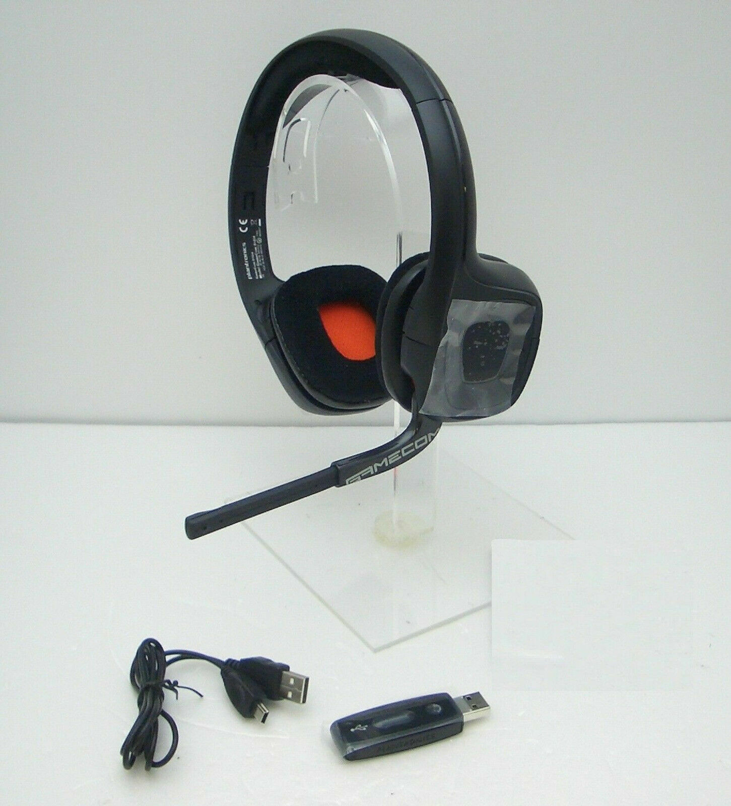 Plantronics GameCom 818 Wireless Stereo Headset Extended Gaming Sessions PC Mac 
