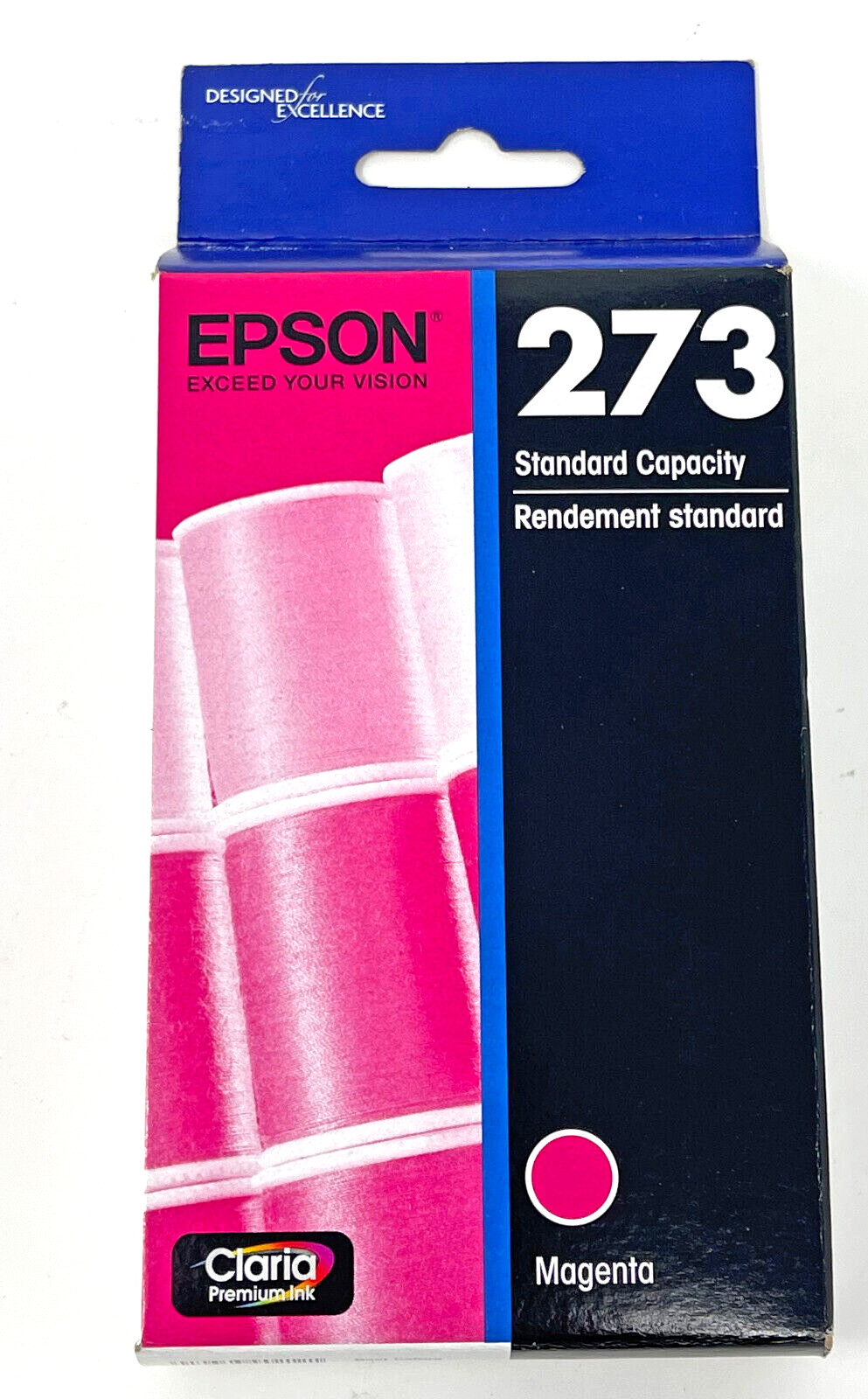 Epson 273 Magenta Standard Capacity Ink July 2020 Genuine Original New Unopened