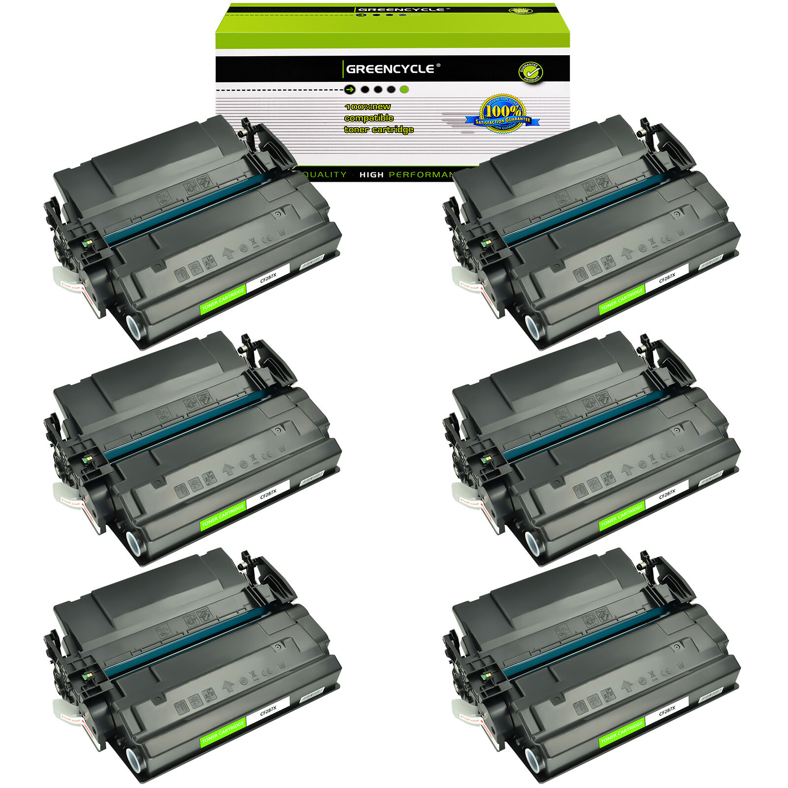 6× CRG 041H High Yield Black Toner fit for Canon 041 imageCLASS LBP312X LBP312dn