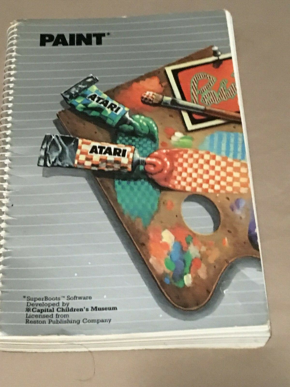 ATARI PAINT USERS HANDBOOK 174 PAGES