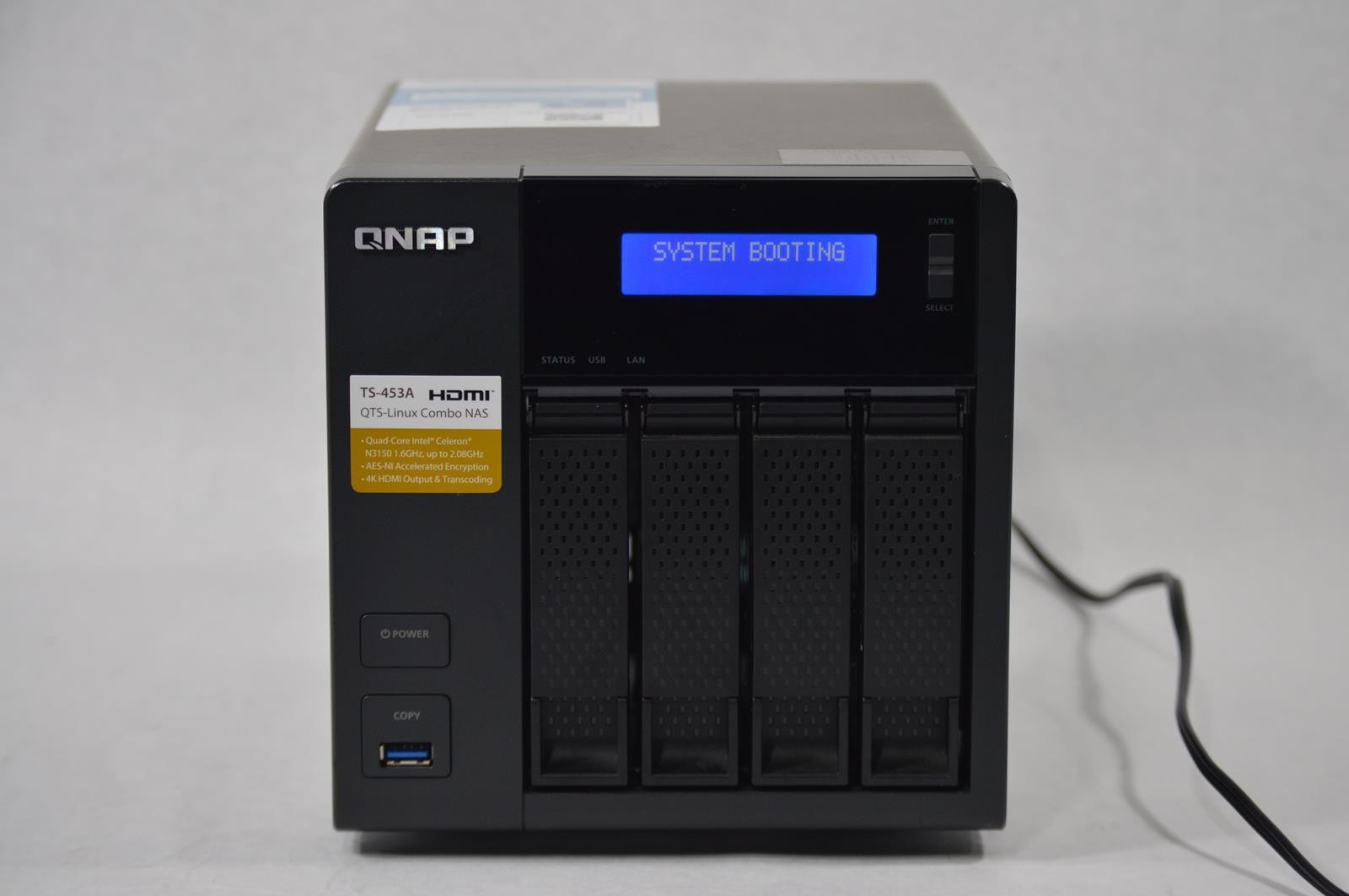 QNAP TS-453A TESTED - NO HDDs