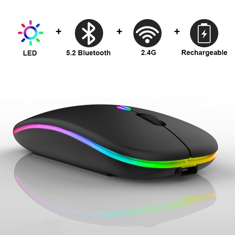 Nexurion Wireless Mouse for Laptop & PC, Bluetooth, Rechargeable