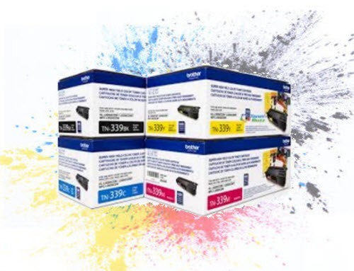 Brother TN-339 B, C, M, Y Super High Yield Toner Set - HL L9200, L9300 MFC L9550