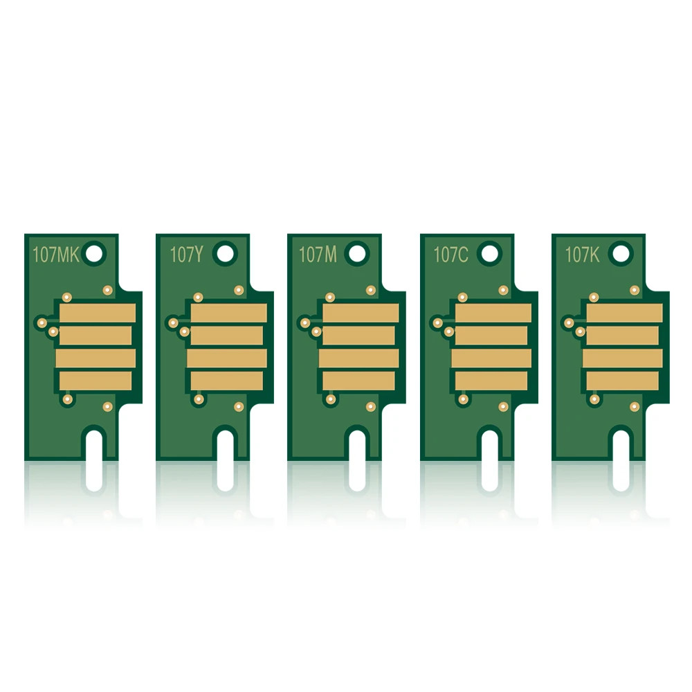 5Colors PFI 107 Reset Chip for Canon IPF680 IPF685 IPF770 IPF780 IPF785 Printer