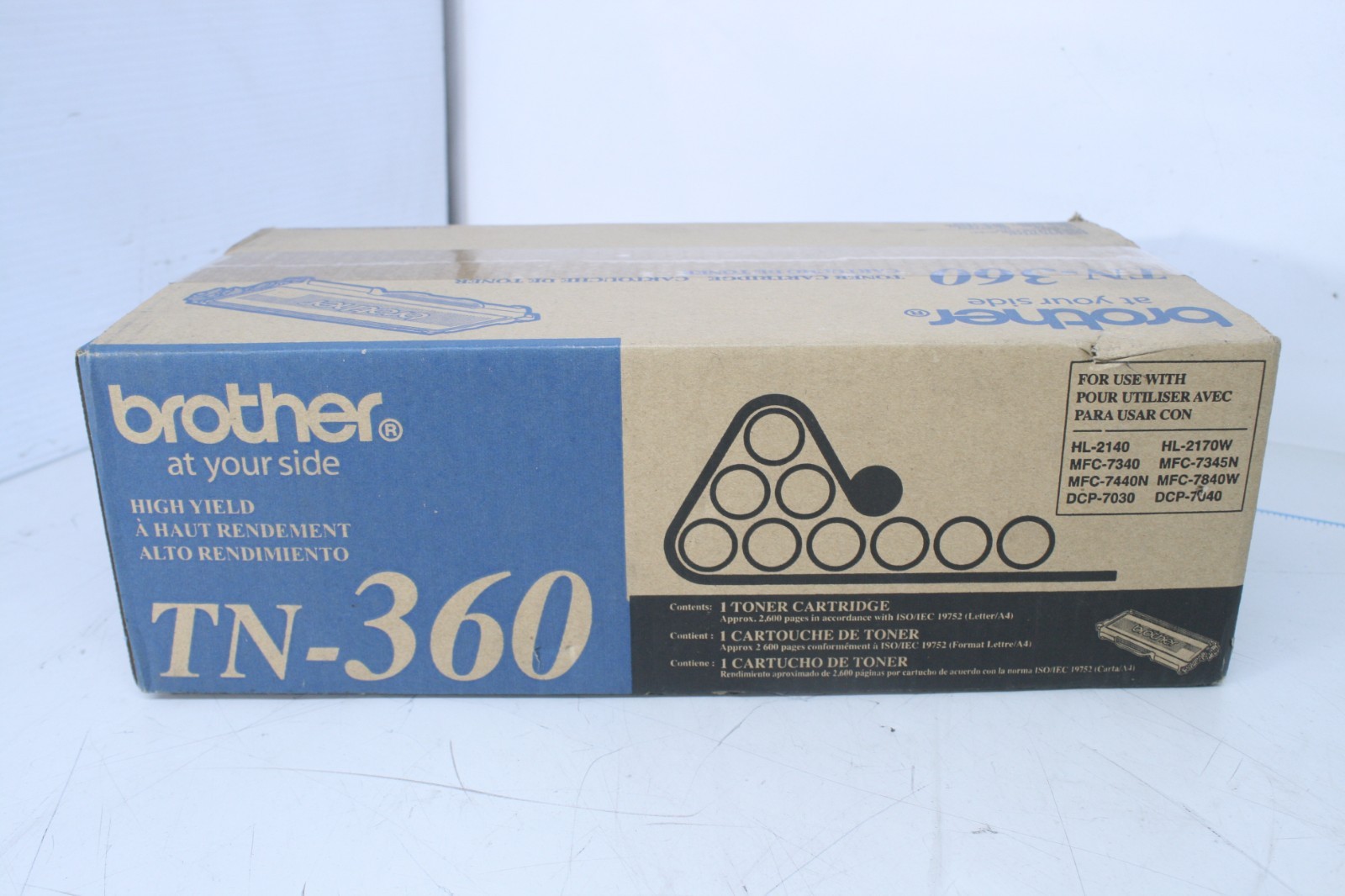 GENUINE - BROTHER TN-360 BLACK TONER CARTRIDGE - SEALED BOX TN360         T7-B1