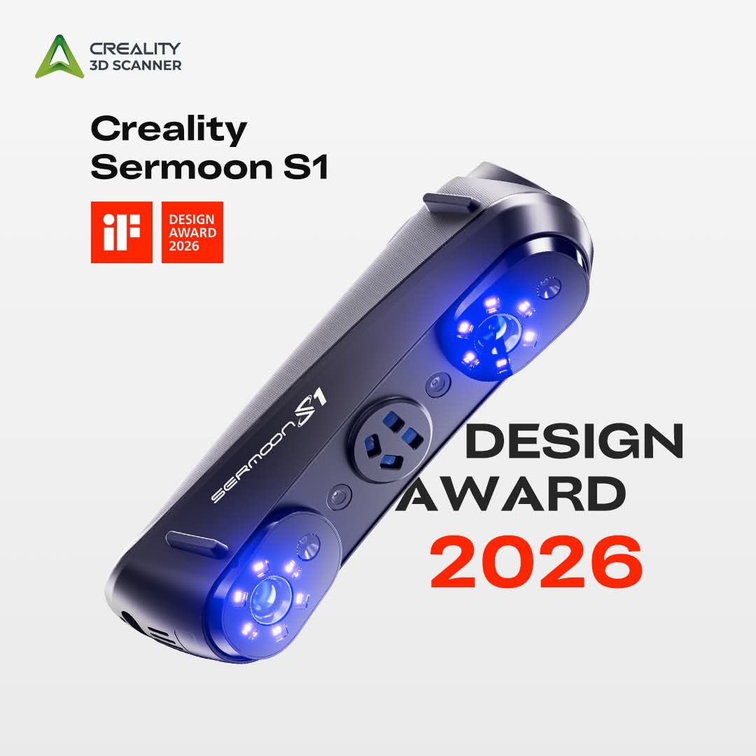 Creality Sermoon S1 3D Scanner - 0.02mm Precision Blue Laser Industrial Grade