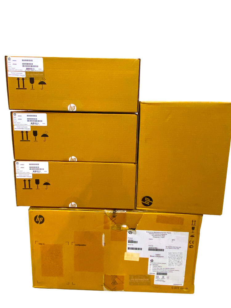 J9539A I NEW BUNDLE HPE E5406-44G-PoE+/4G-SFP Switch + 3x J9536A 1x J9306A