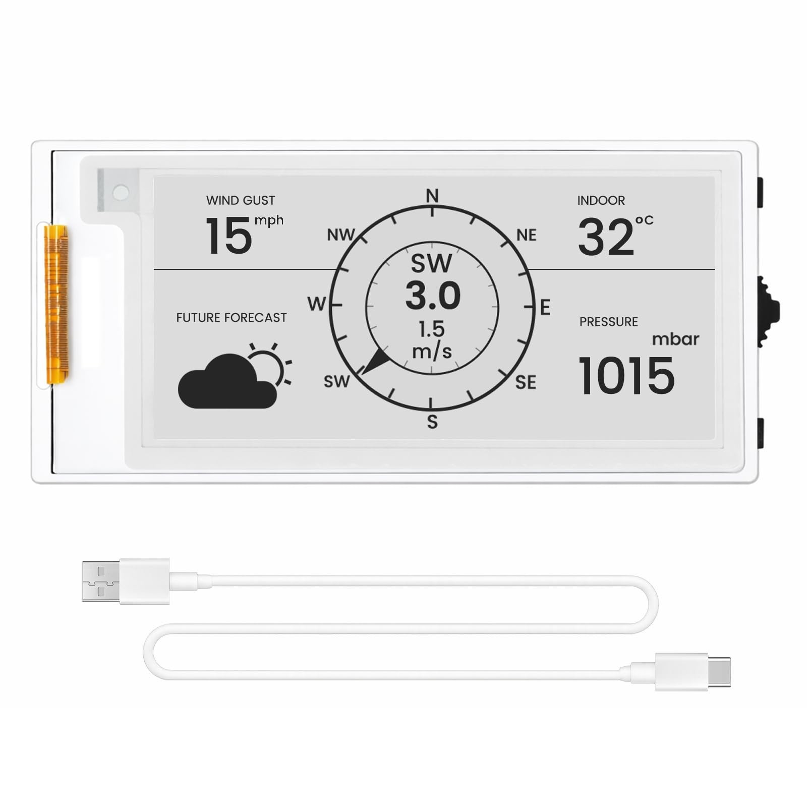 2.13 Inch E-Ink Display with ESP32-S3 Development Board