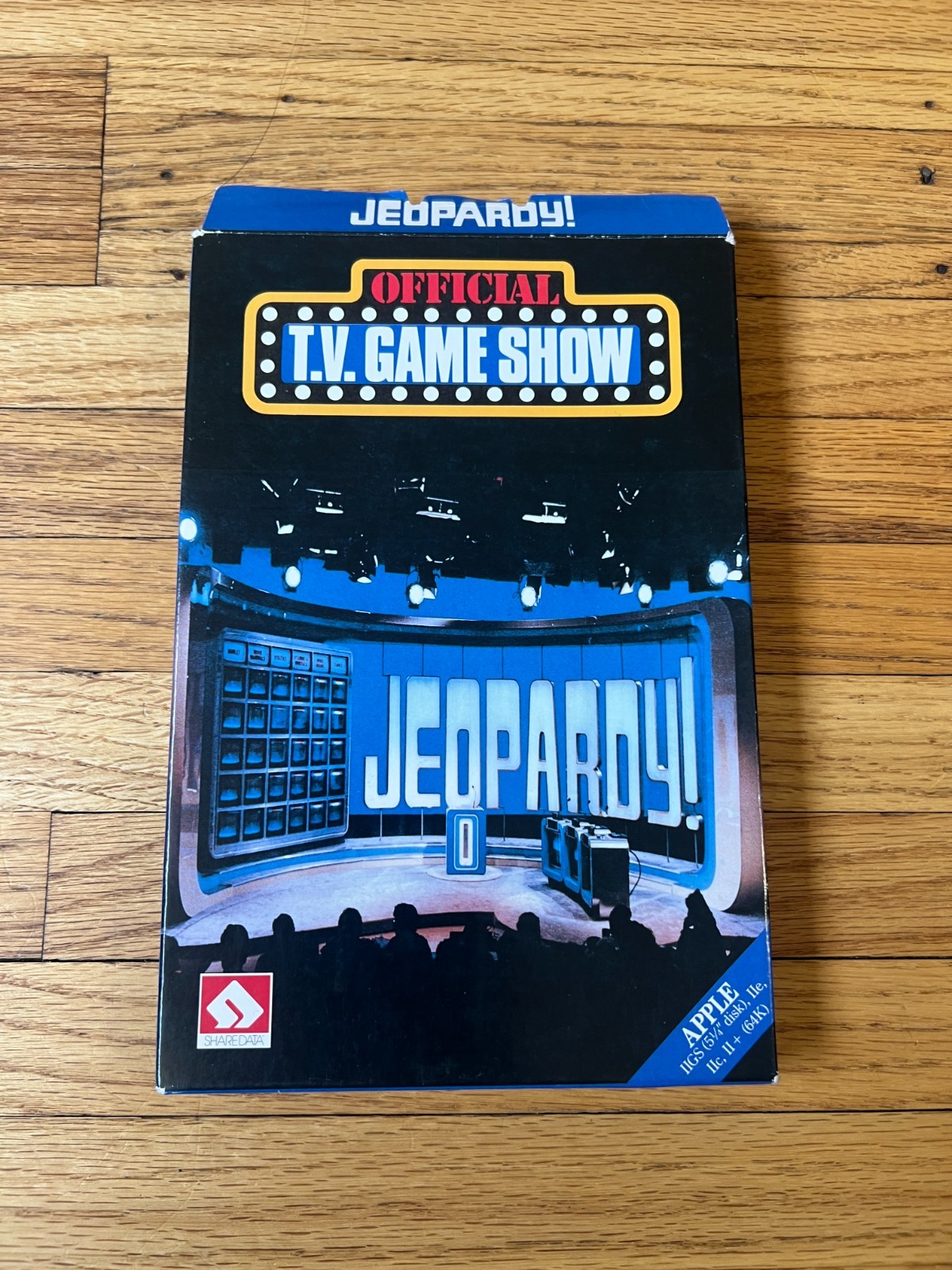 Vintage Jeopardy (Apple II, 1987) Computer Game In Box (Share Data)