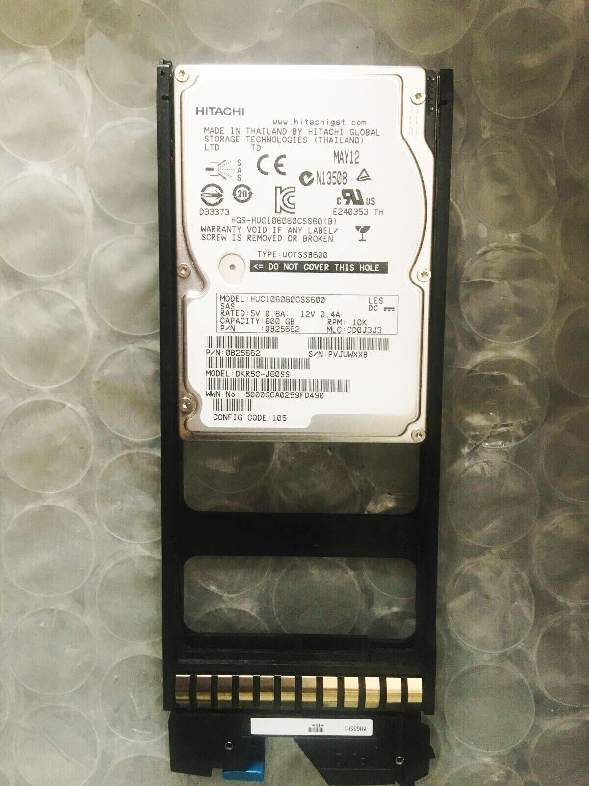HITACHI HDS 6HGSS 3282390-A 600G 10K 2.5 SAS HUS110 130 150 Storage HDD