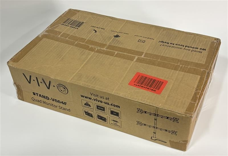 VIVO Stand-V004F Quad Monitor Desk Stand