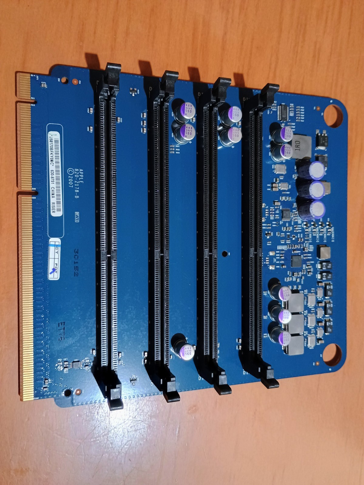 Genuine Apple Memory Riser Card for A1186 Mac Pro 3,1 2008 820-2178-B (Tested)