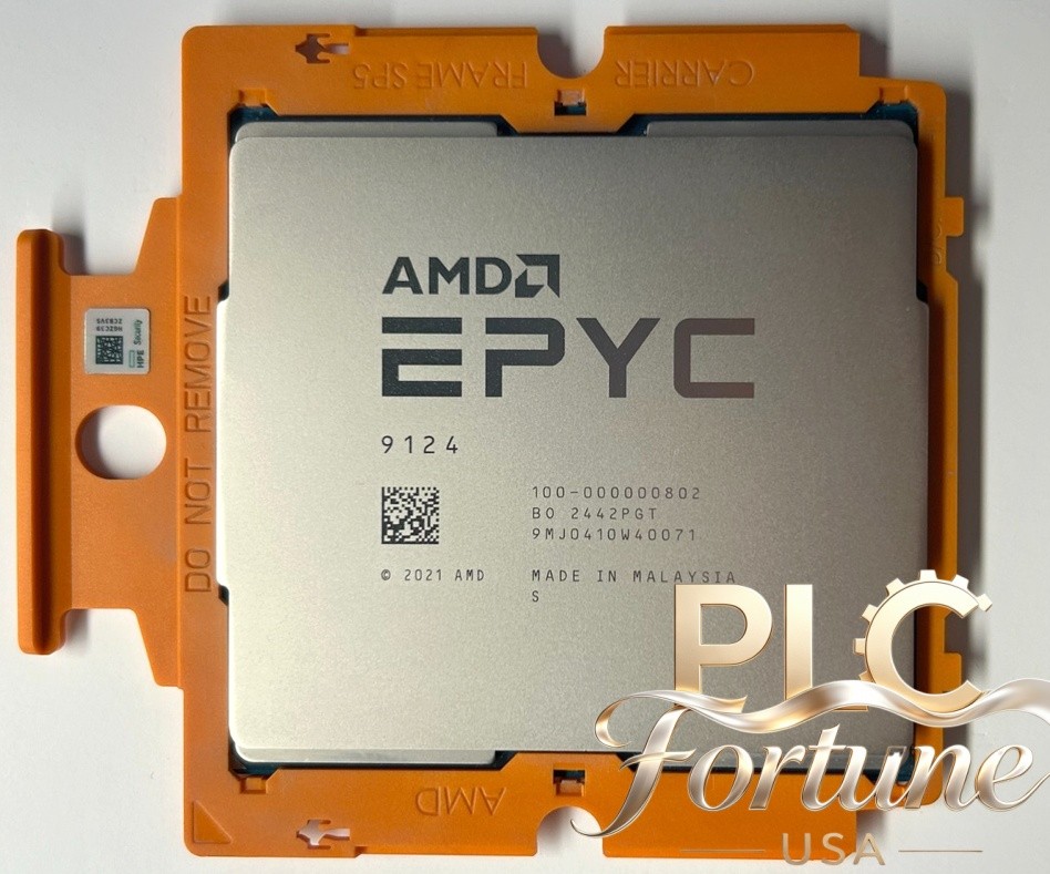 Used AMD EPYC 9124 100-000000802 16C 3.0GHz 64MB SP5 200W CPU Processor Unlocked