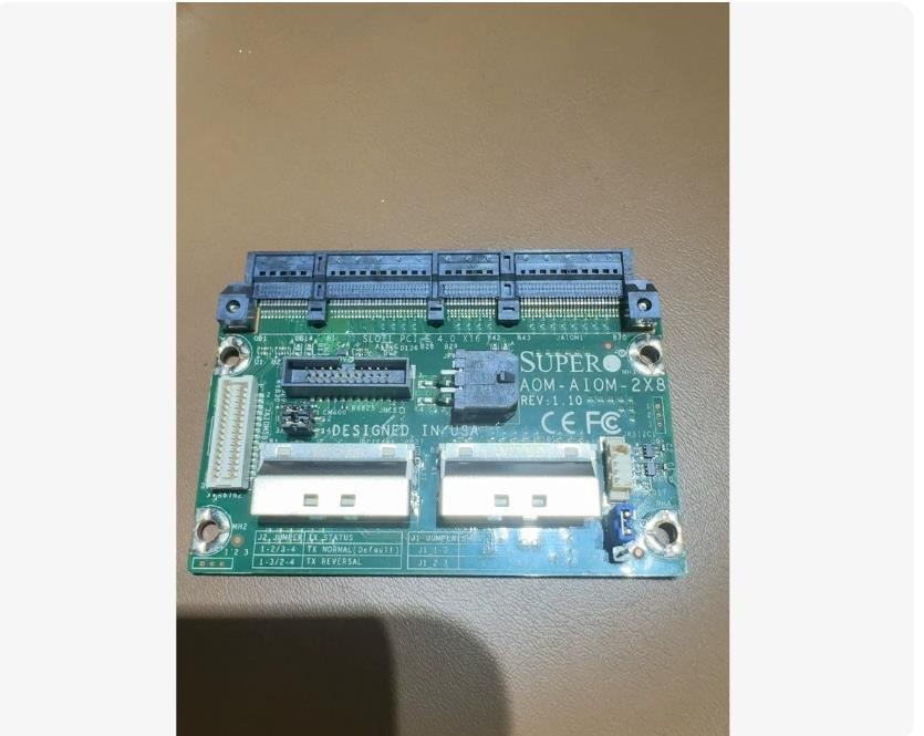 Supermicro AOM-AIOM-2X8 2nd AIOM board (cable solution) for Hyper-E2Usystem