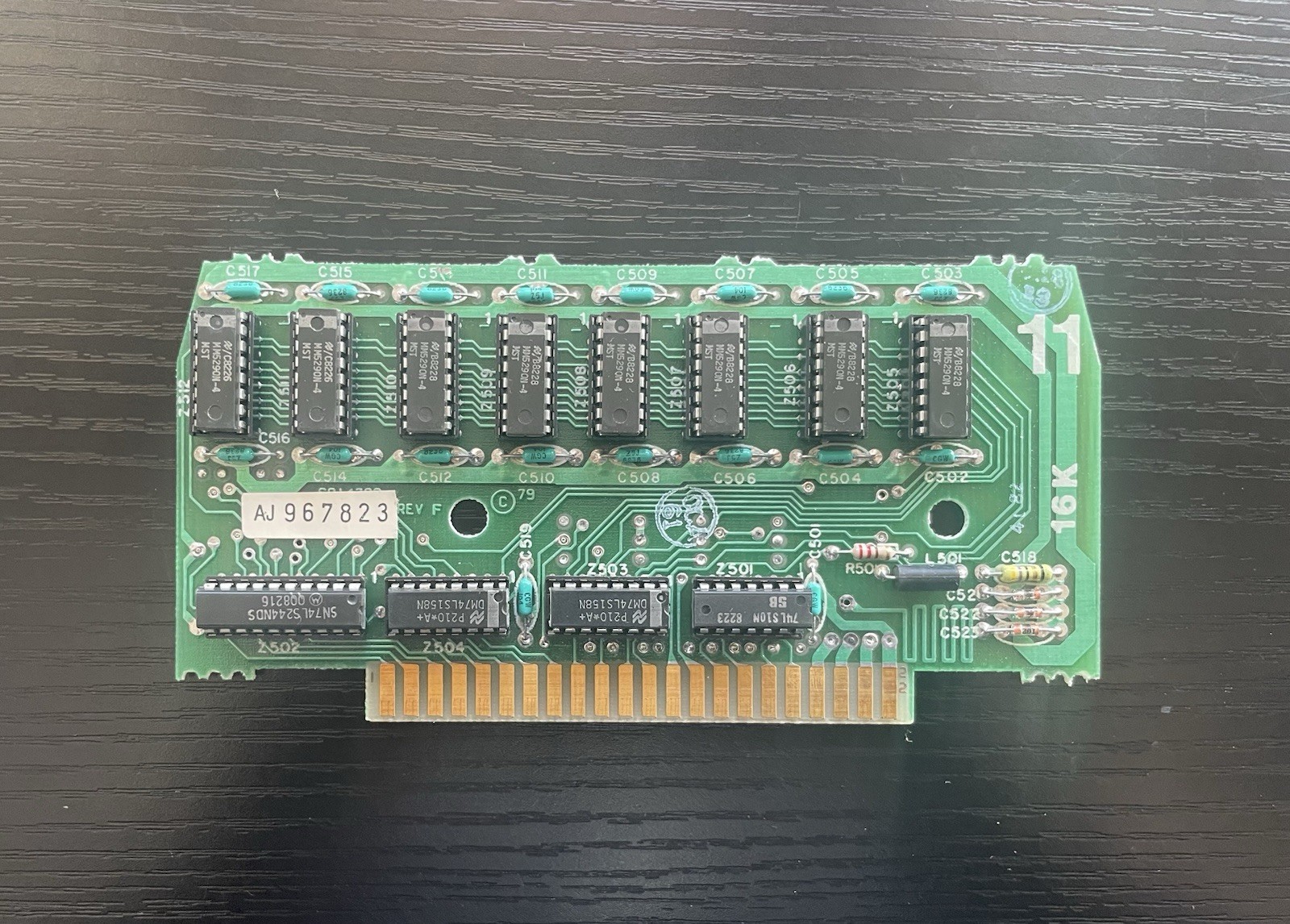 Atari 400/800 Original 16K RAM Memory Board - Tested Working - Complete Rev F