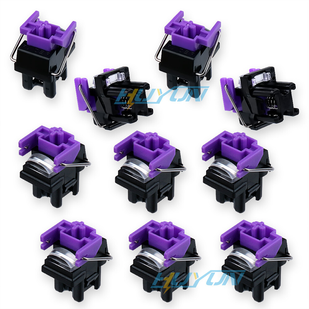 10pcs Purple Clicky Optical Switches Hot Swap Switch for Razer Huntsman Keyboard