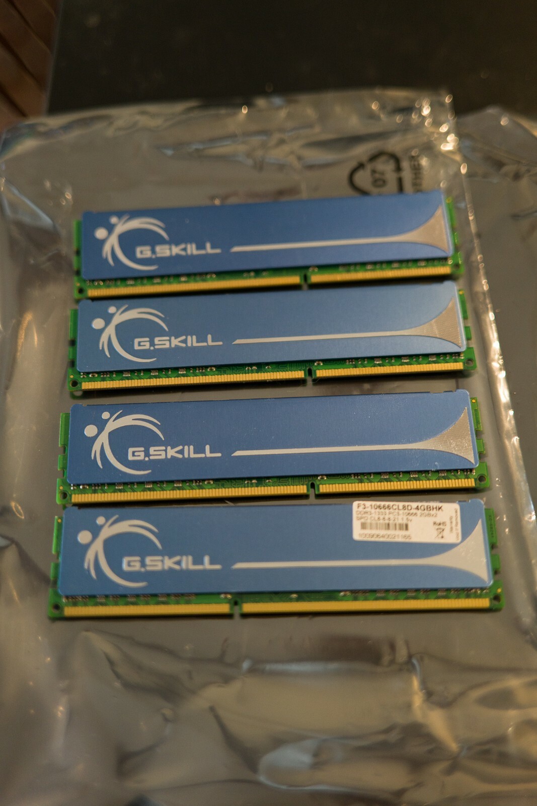 G.SKILL 4GB (2 x 2GB) 240-Pin DDR3 SDRAM DDR3 1333 (PC3 10666)