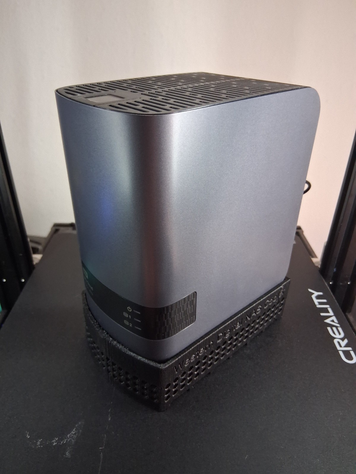 Western Digital My Cloud EX2 Ultra 3D Printed Cooling Fan Adapter Base