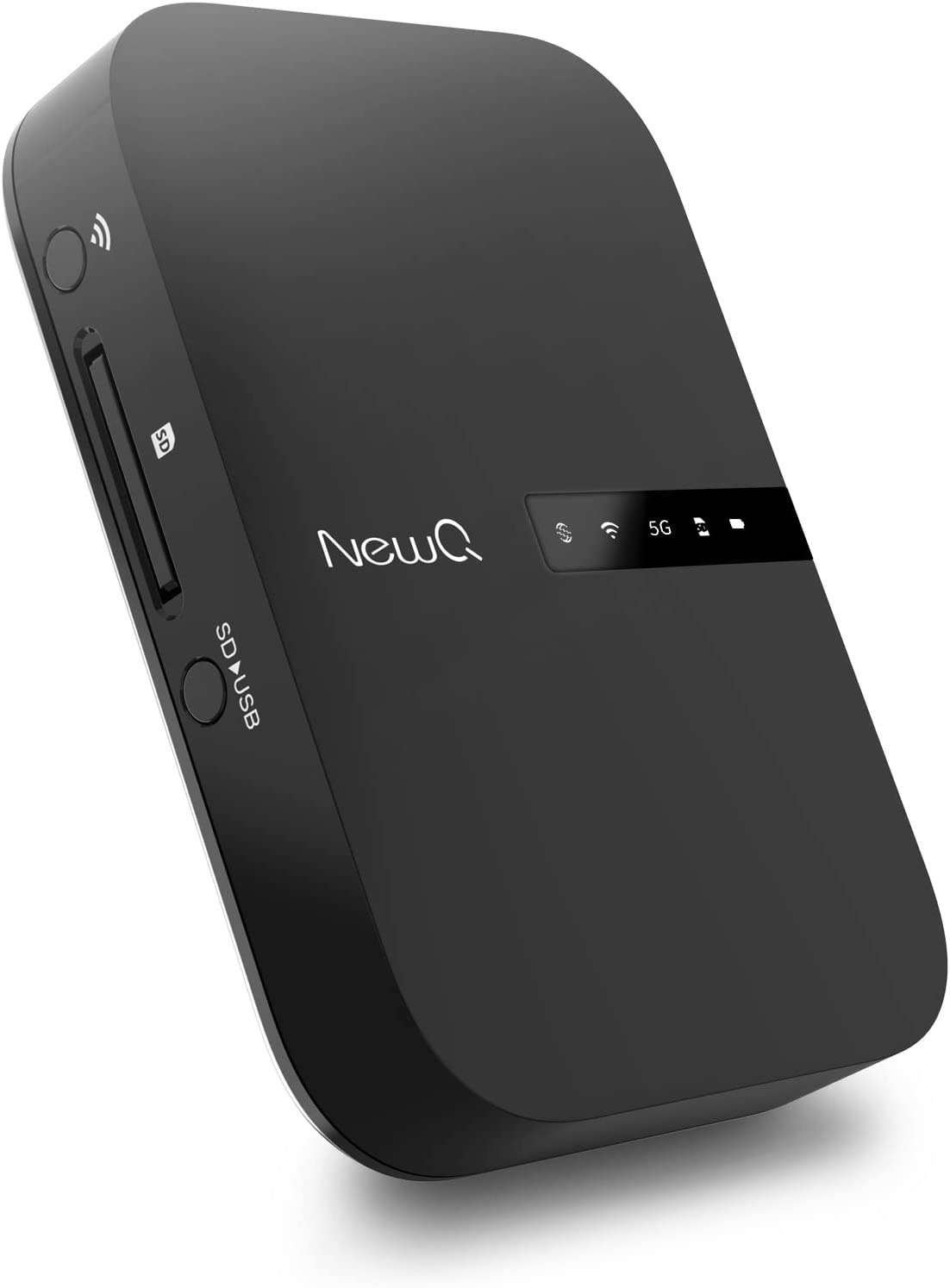 Filehub AC750 Travel Router: Portable Hard Drive SD Card Reader & Mini W...