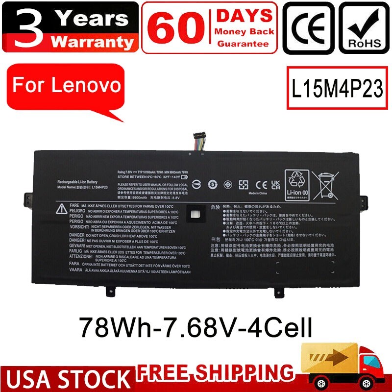 L15M4P23 Battery For Lenovo Yoga 910-13IKB Yoga 5 Pro L15C4P21 L15C4P2 Series US