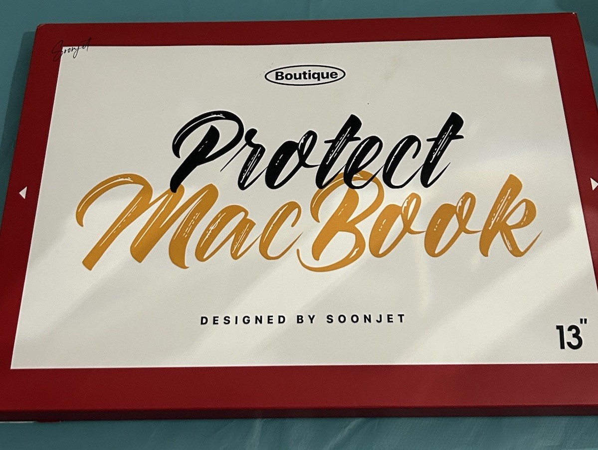 Boutique Protect MacBook Compatible with Macbook Pro 13” Designed By Soonjet New