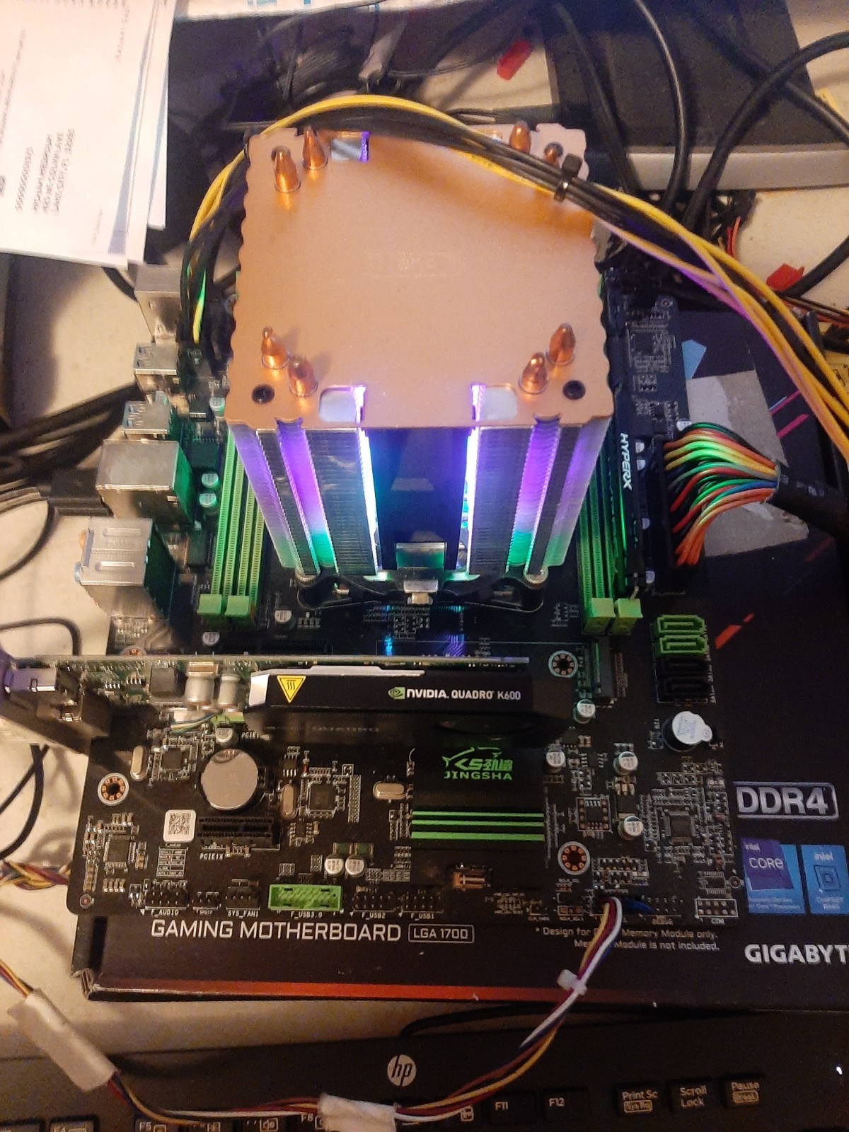 COMBO MOTHERBOARD + I7-3820 + RGB CPU COOLER