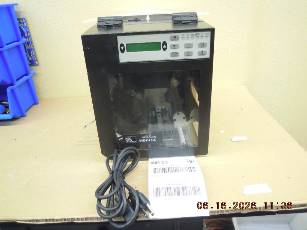 Zebra 110PAX4 Print Engine Thermal Printer 300dpi | Left Hand 113EL01 Tested #3
