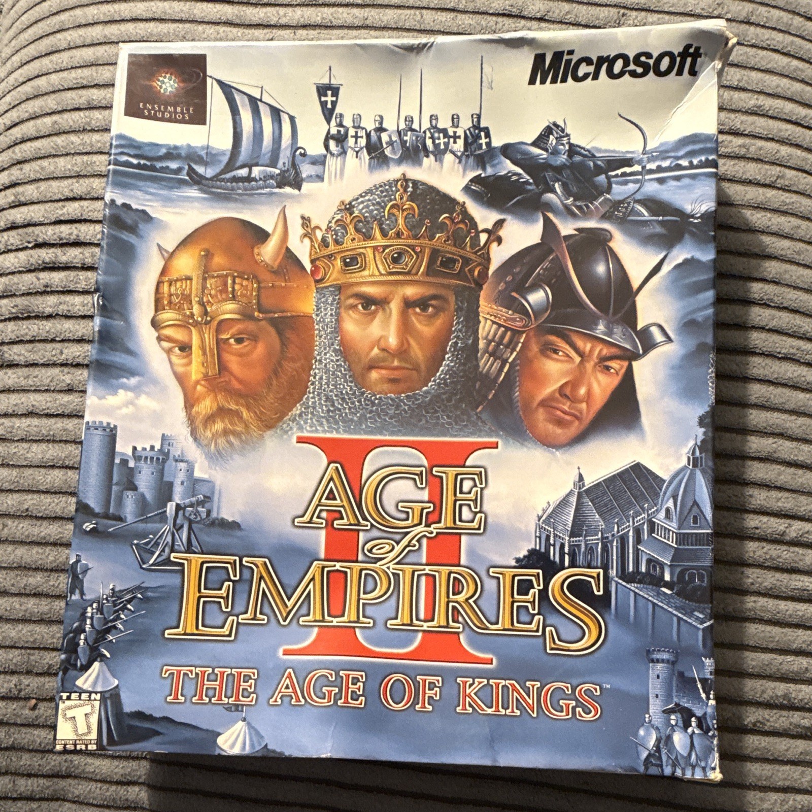 Microsoft Age of Empires II: The Age of Kings PC 1999 Big Box + Insert Authentic