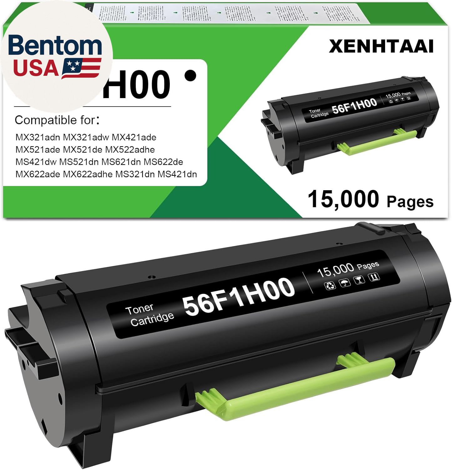 56F1H00 High Yield Toner Cartridge Compatible for Lexmark 56F1H00 Toner Cartridg