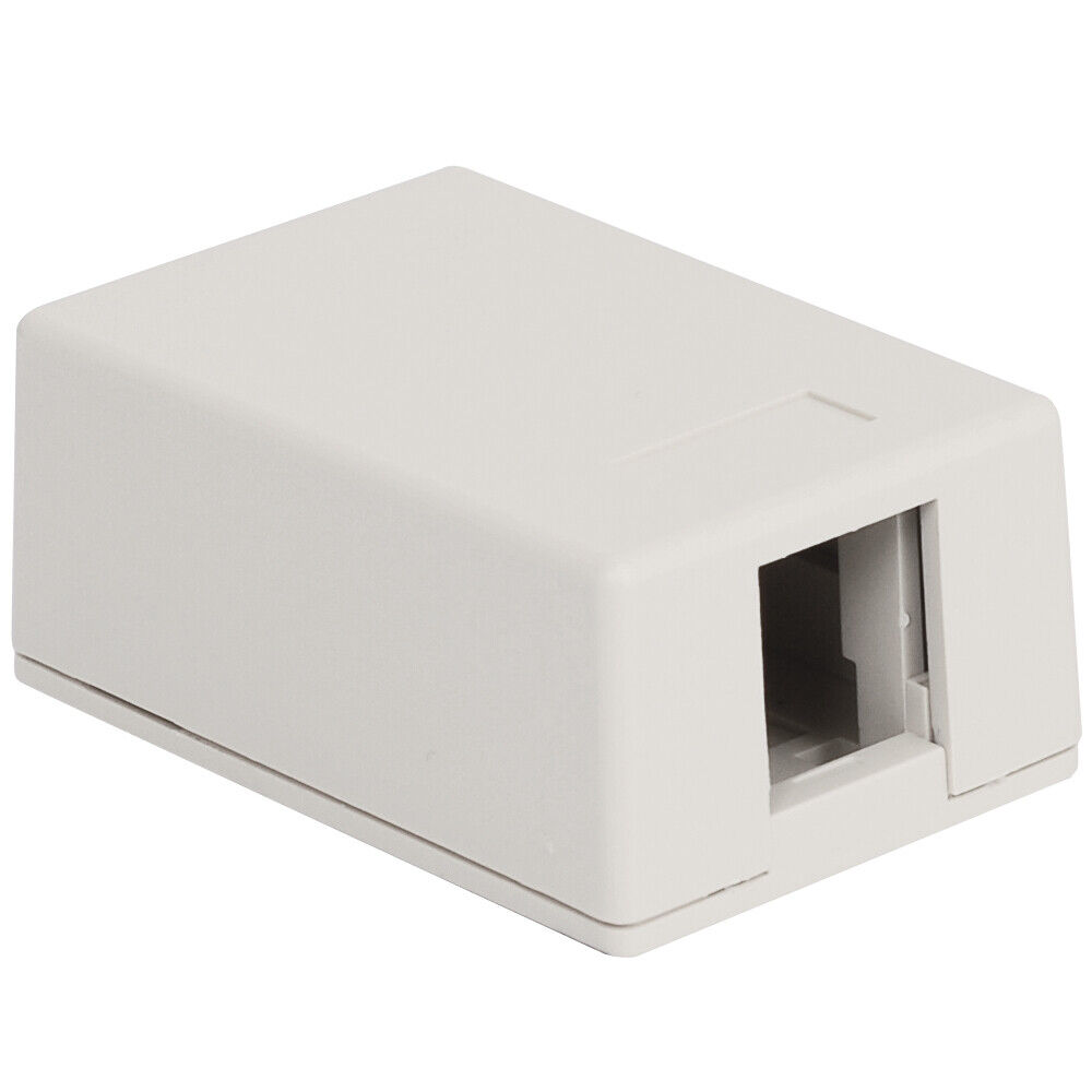 ICC Surface Mount Box 1-Port White, 25-Pack - IC107BC1WH