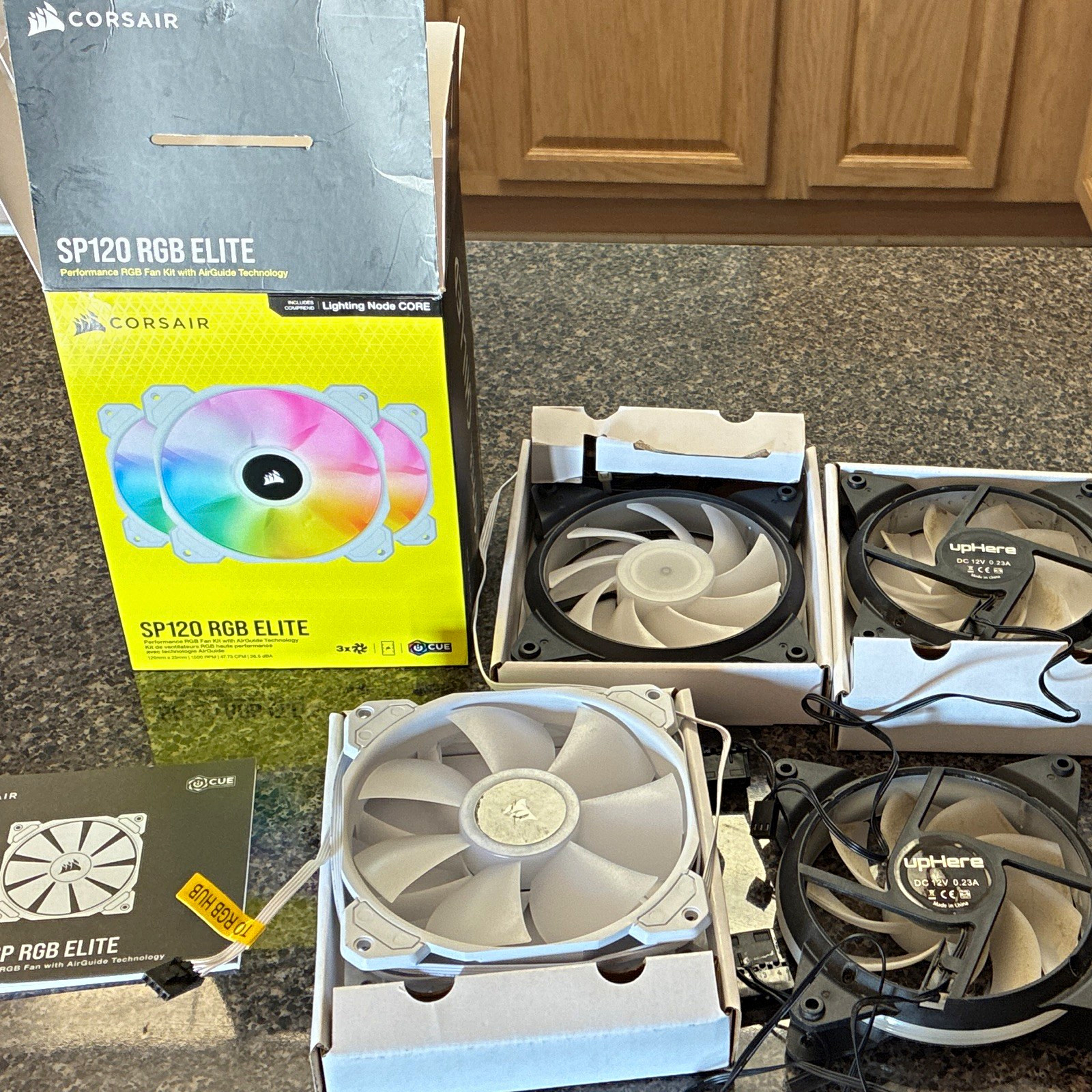 Corsair and UpHere pc fan lot