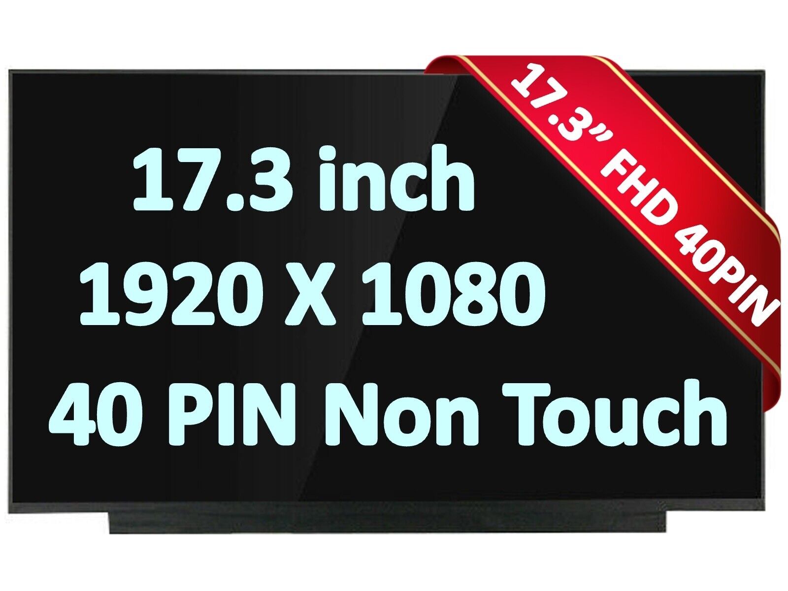 New LED LCD Screen for 40pin Narrow 300Hz FHD MSI MS-17K3 MS-17K2 MS-17K1 FHD