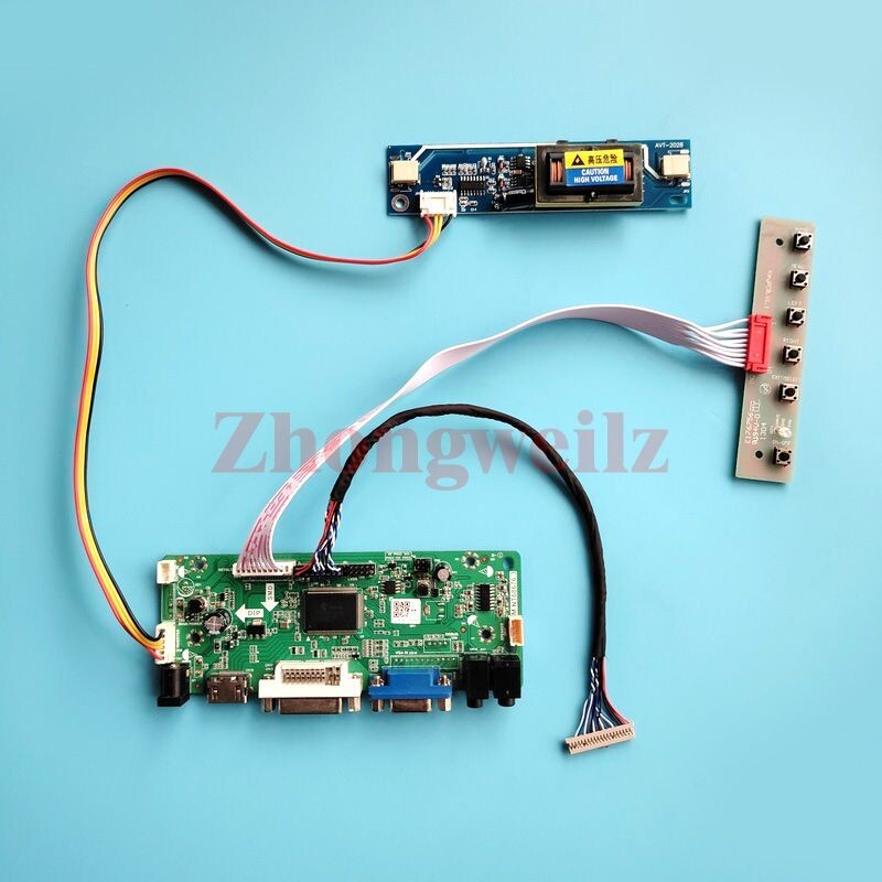 For LM150X06-A3M1/A4C3 1024x768 2-CCFL 20-Pin LVDS HDMI+DVI+VGA LCD Driver Board