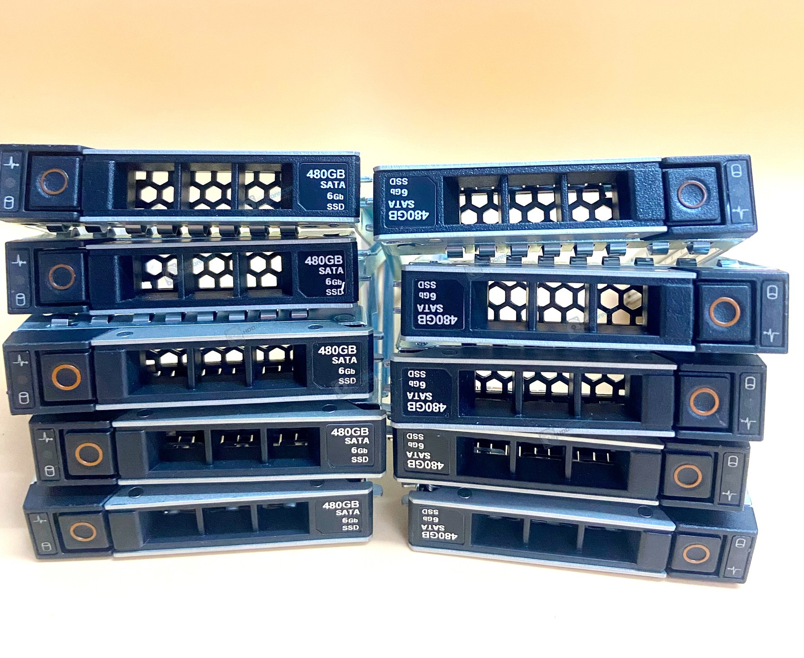 Lot 10 DXD9H G14 Dell 2.5" SAS SATA HDD Tray Caddy R440 R640 R740 R740XD R940
