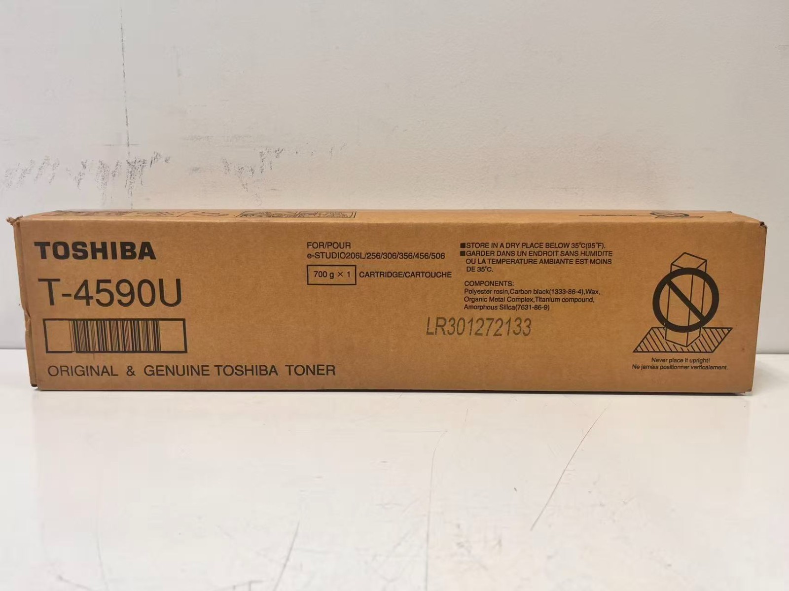 Genuine Toshiba T4590U / T-4590U Black Toner for e-studio 206L/256/306/356/456