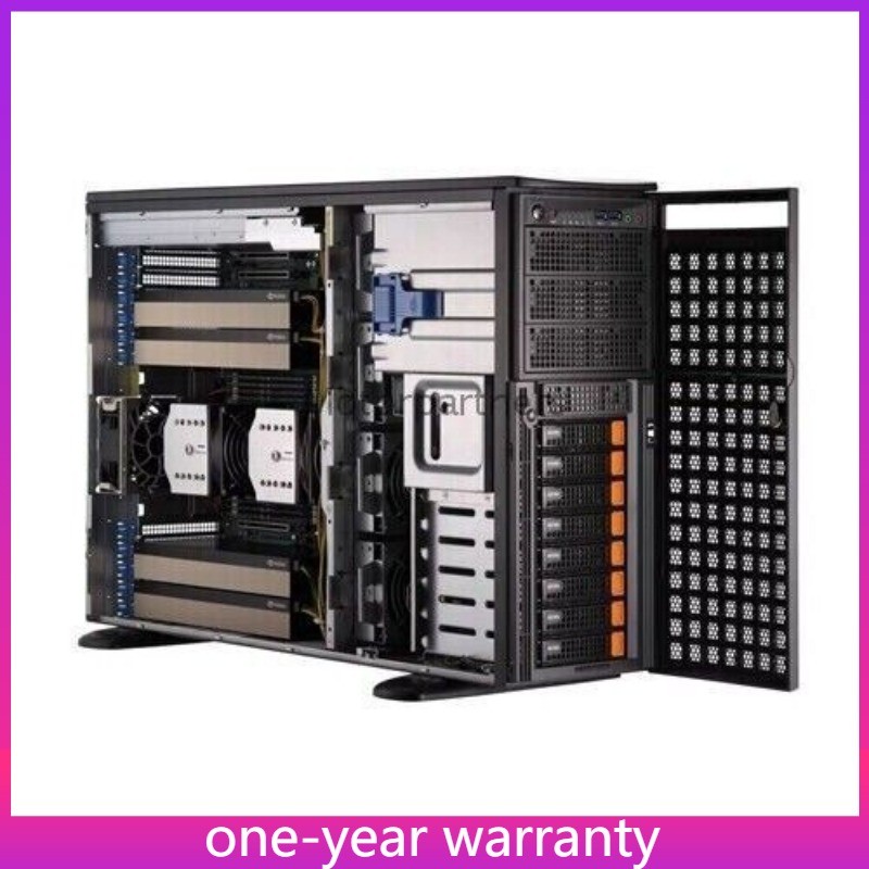  Supermicro SYS-741GE-TNRT Server 8X3.5"(8XNVME) 2X2000W PSU Support