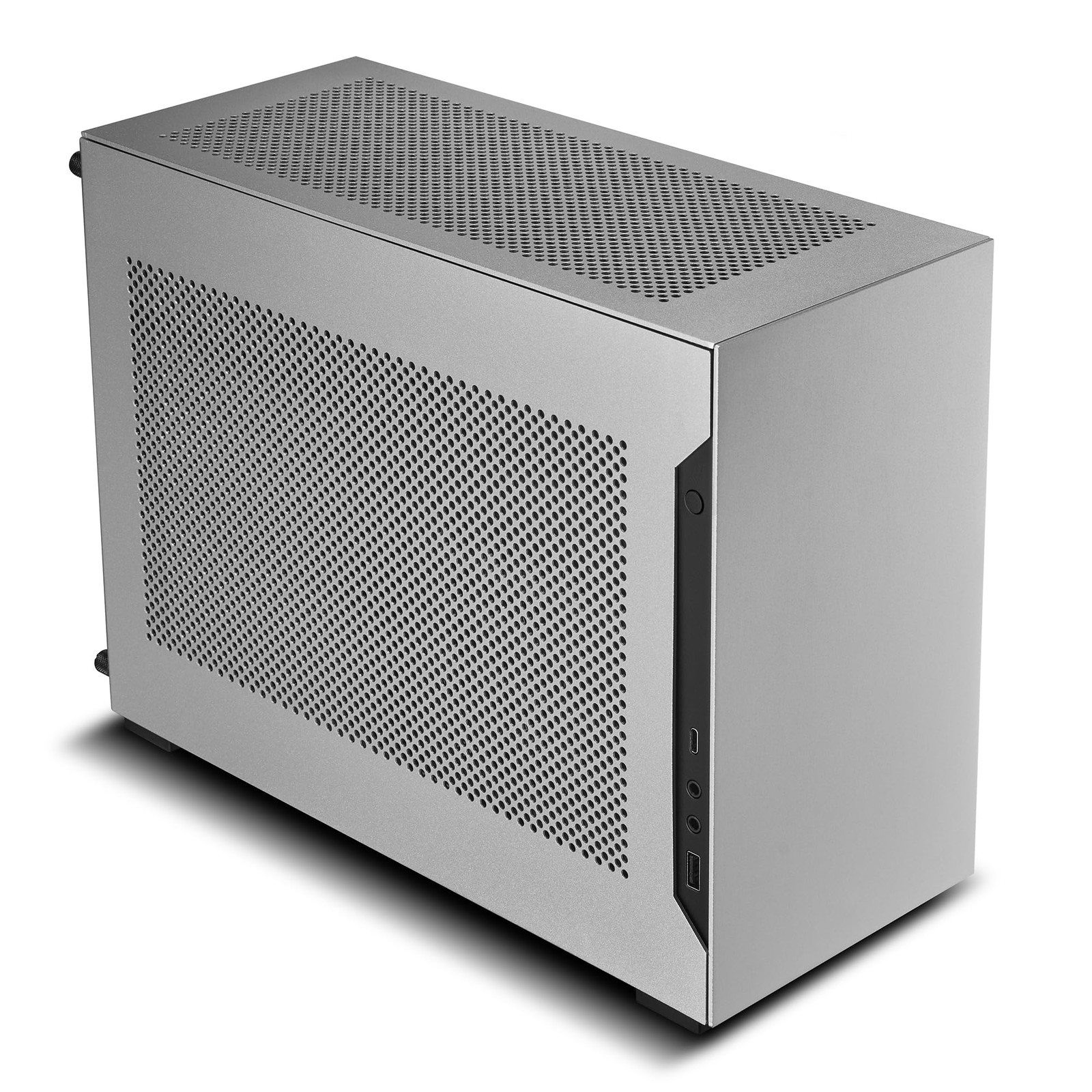 A4-H2OA5 Mini-ITX PC Case, Triple-Slot Mount Aluminum Exterior & Steel Interior