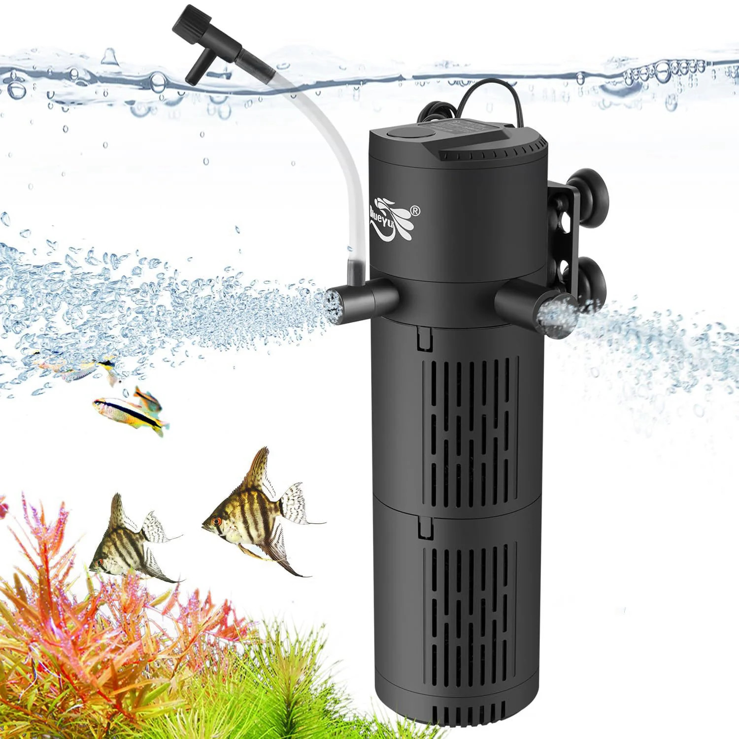 Aquarium Filter Fish Tank Filter 4 in 1 for 30 80 Gallon