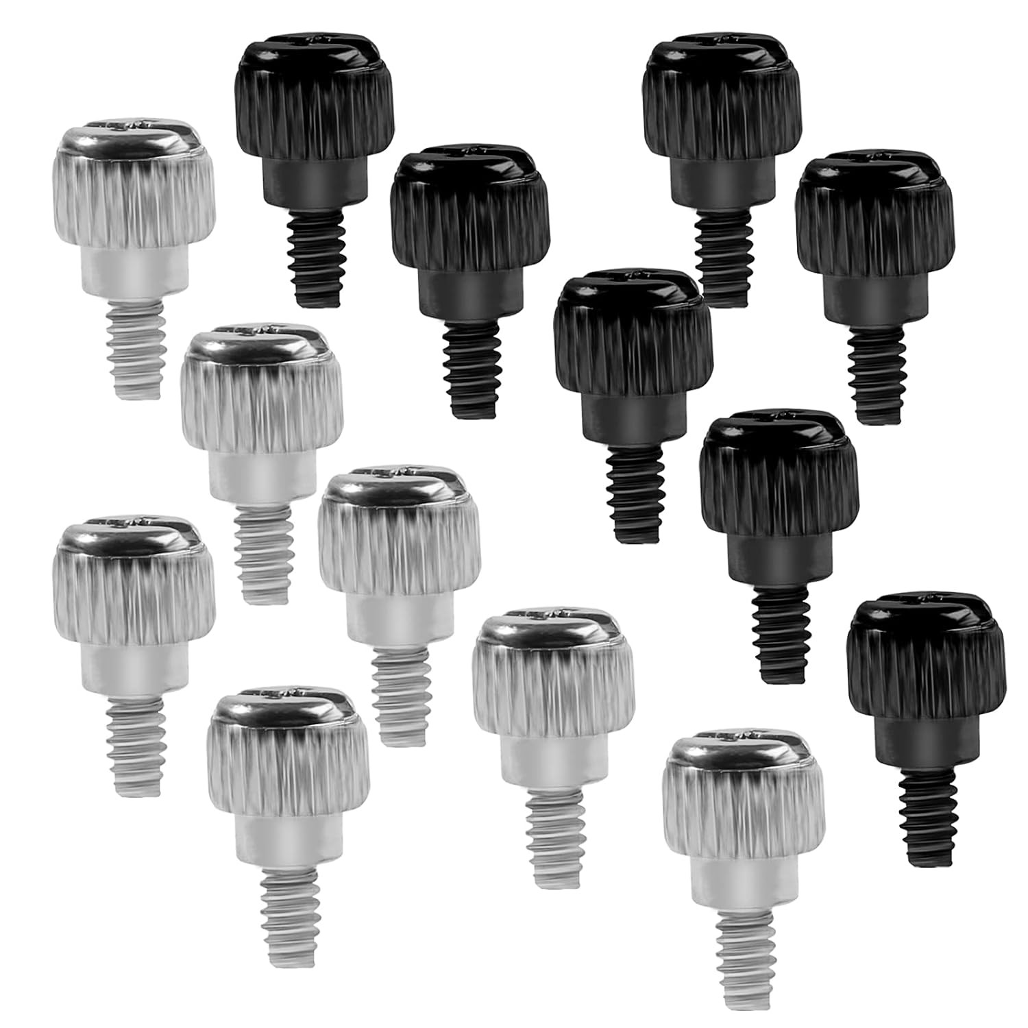 40Pcs Computer Case Thumbscrews 6#-32X6 M3.5 Phillips Head Hard Drive Thumb