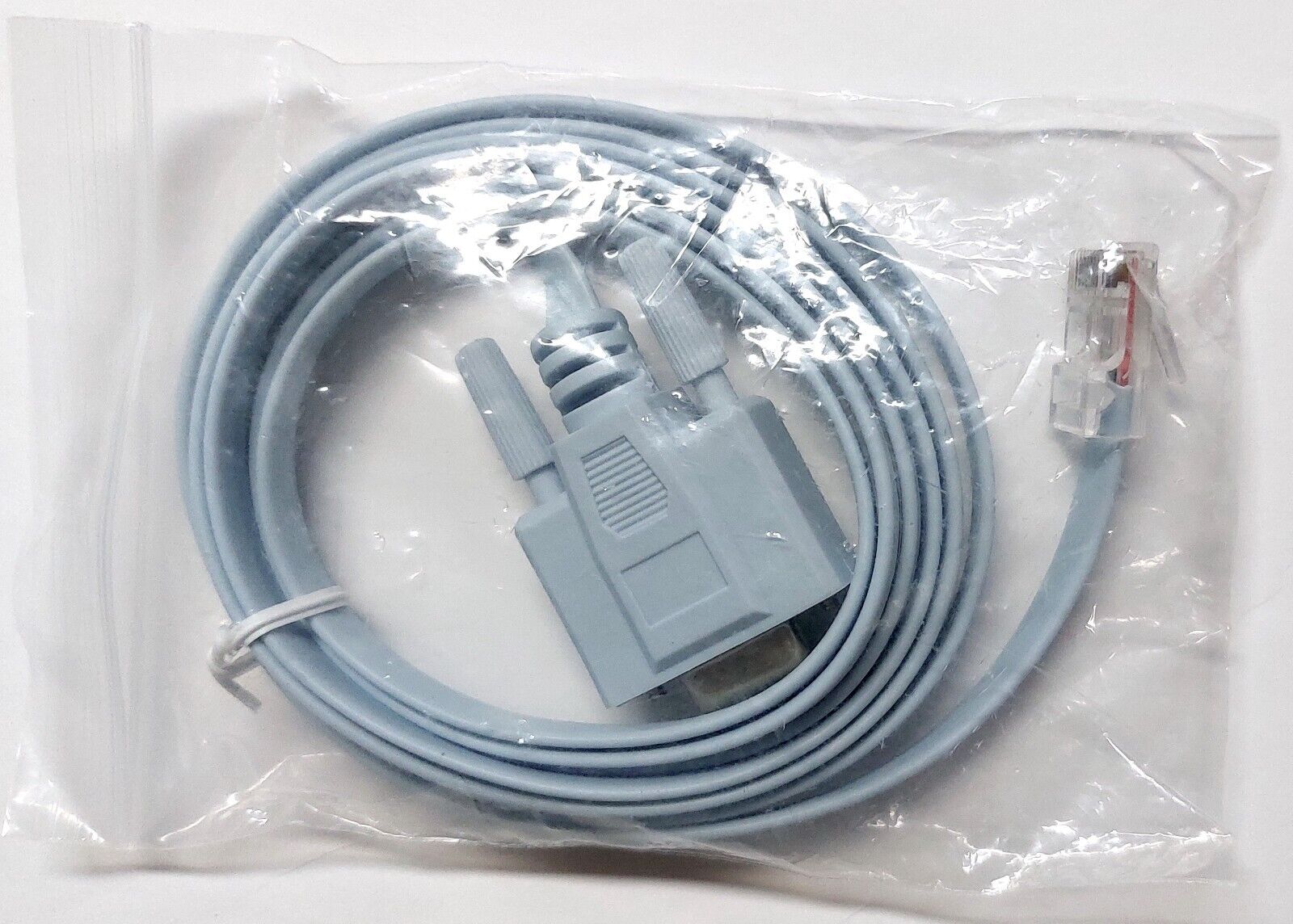 Cisco 5.5 ft. Rollover Console Cable RJ45 Male to DB9 Female (Blue)