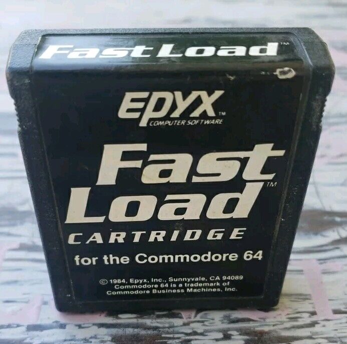 VTG Vintage Commodore 64 Fast Load Computer Game Cartridge 